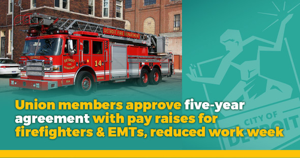 City, Firefighters Reach 5-Year Deal