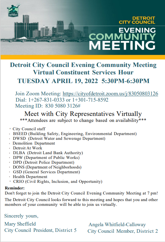 ECM Constituent Hour