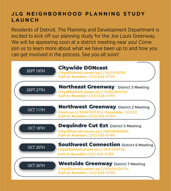 August - Neighborhood Planning Launch