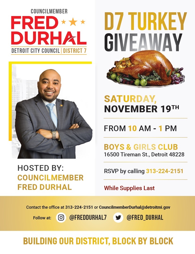 D7 TURKEY GIVEAWAY