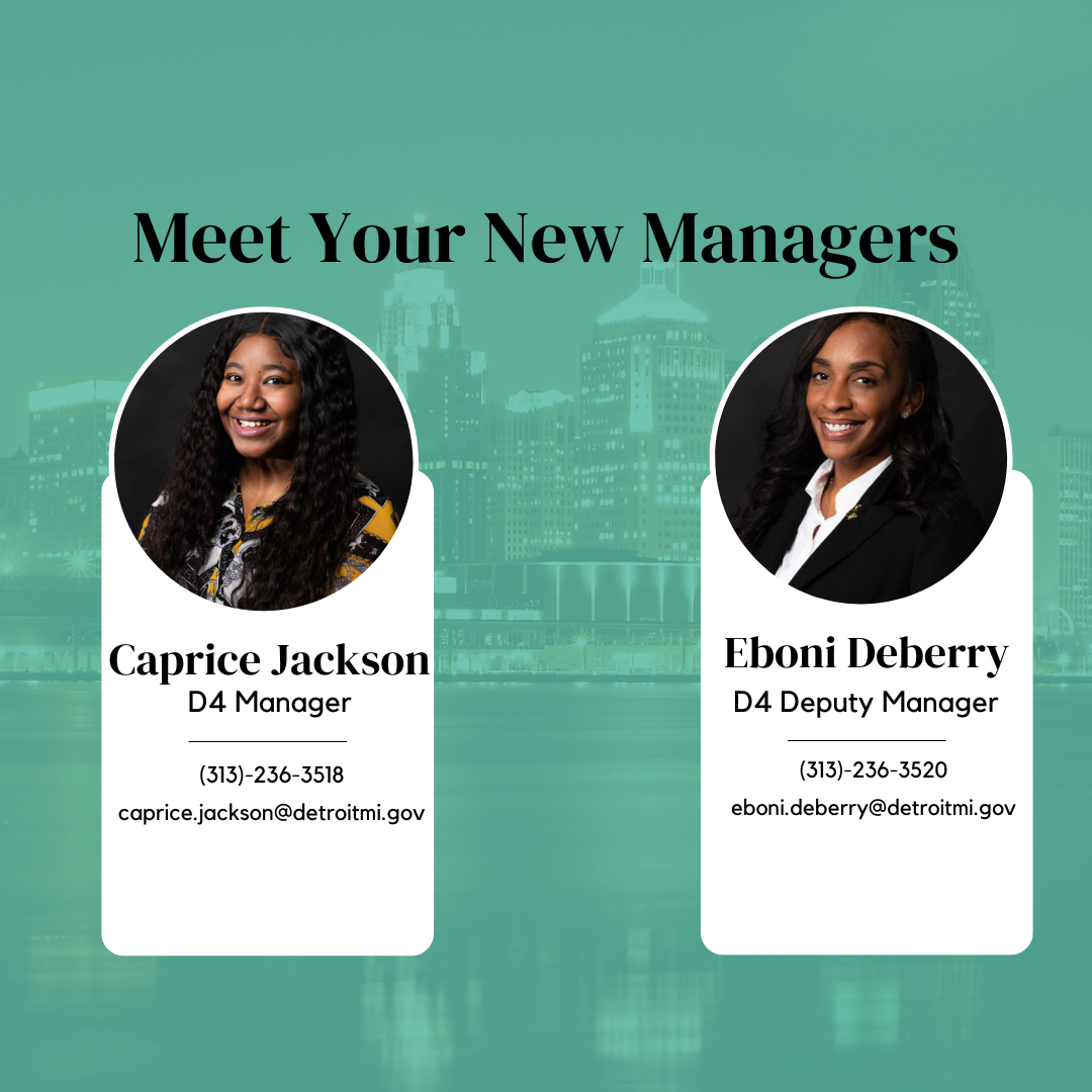 New District 4 Managers