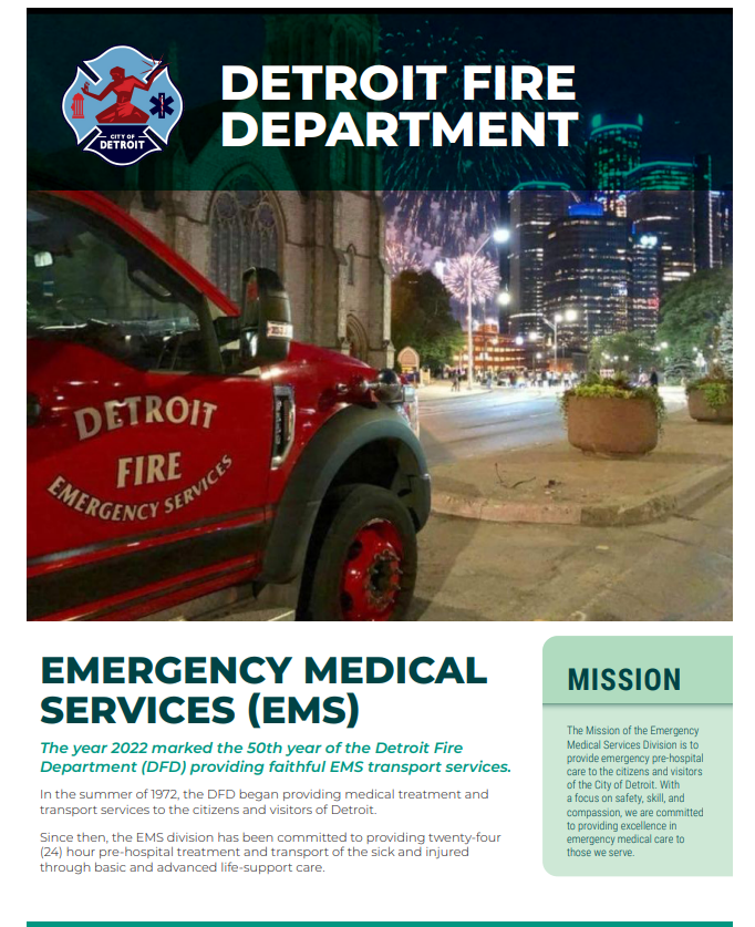 Detroit Fire Department 2023 Newsletter