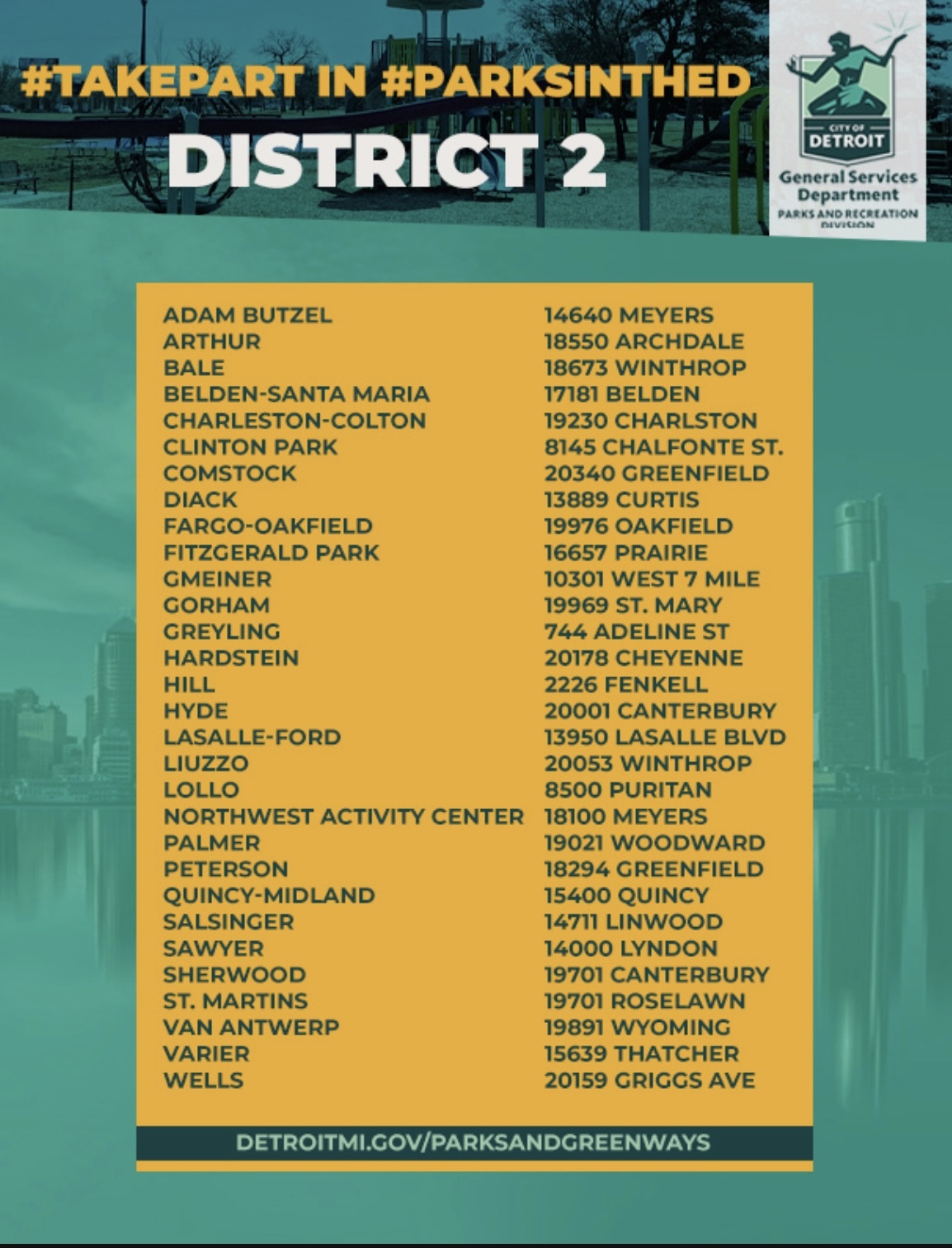 District 2 Parks