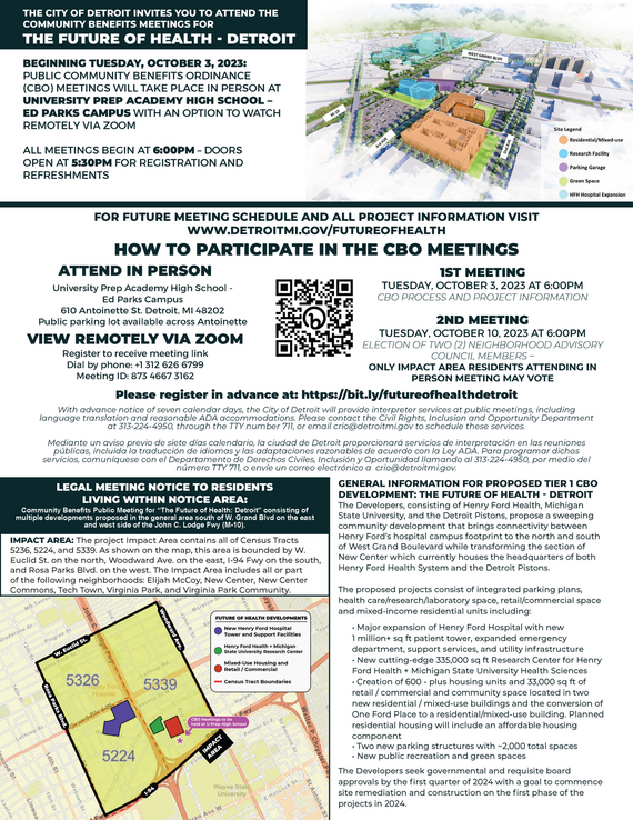 Future of Health CBO Meeting Notice