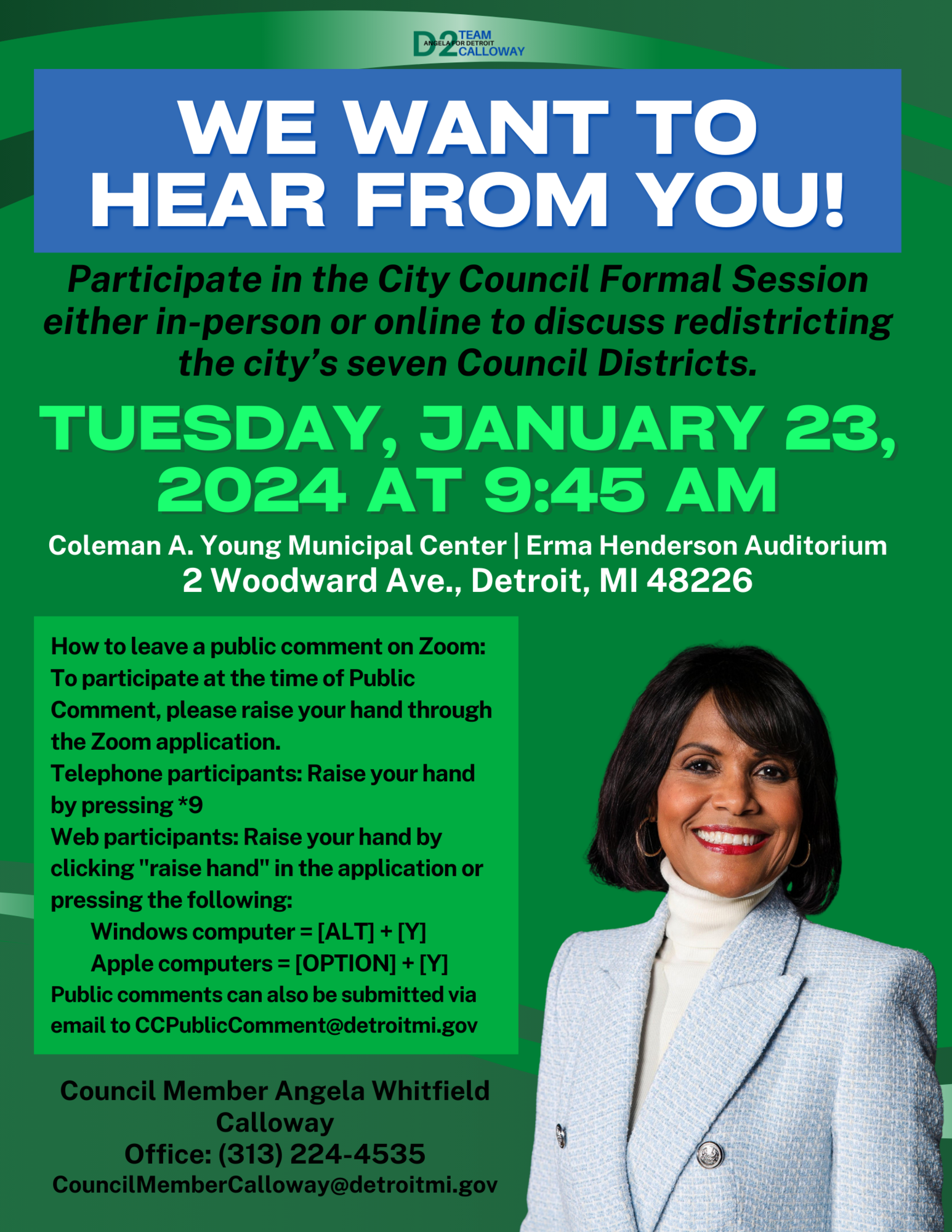 Redistricting Hearing