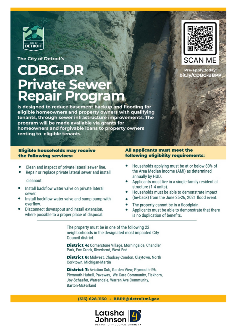Private Sewer Repair Program