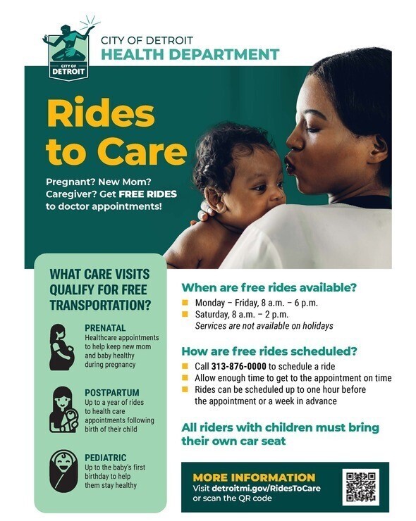 Rides to Care graphic