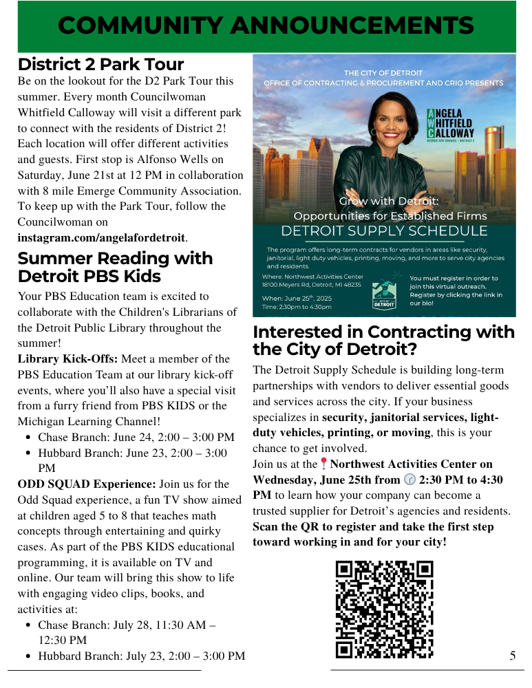 WHITFIELD CALLOWAY 5