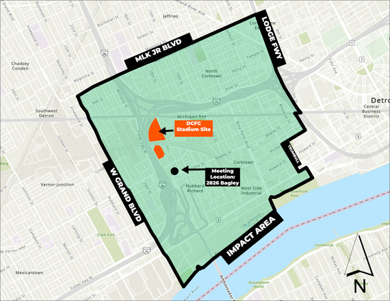 DCFC Stadium Impact Area