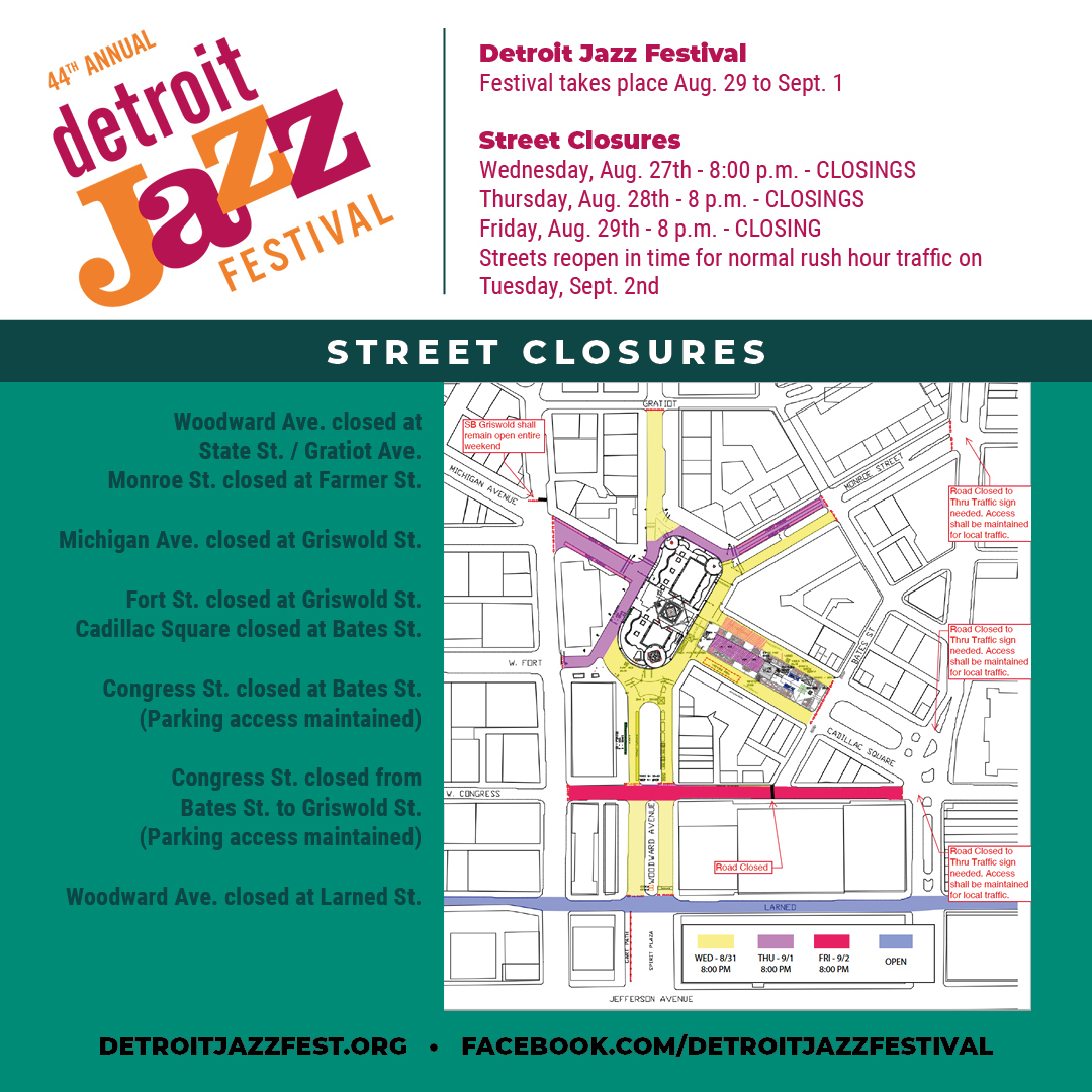 JazzFest Street closings graphic