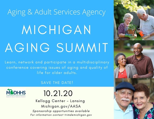 MI Aging Summit Postcard