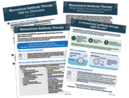 Screenshot of all of the handouts available to providers