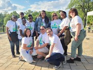 Division of HIV and STI Programs staff at Palmer Park for the Pull Up Project event 