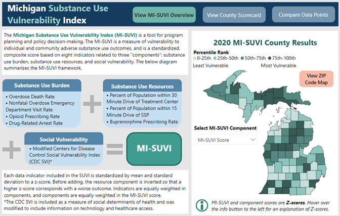 Image of substance use index graphic