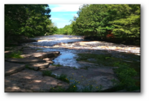 Picture of flowing river