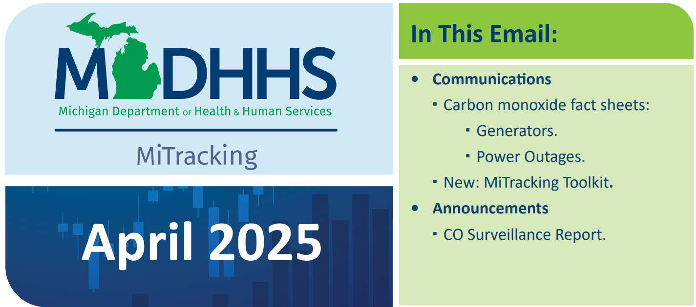 MDHHS MiTracking Email April 2025