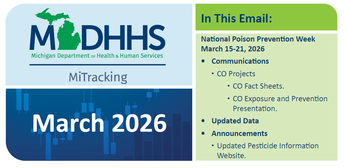 MDHHS MiTracking Newsletter March 2026: National Poison Prevention Week