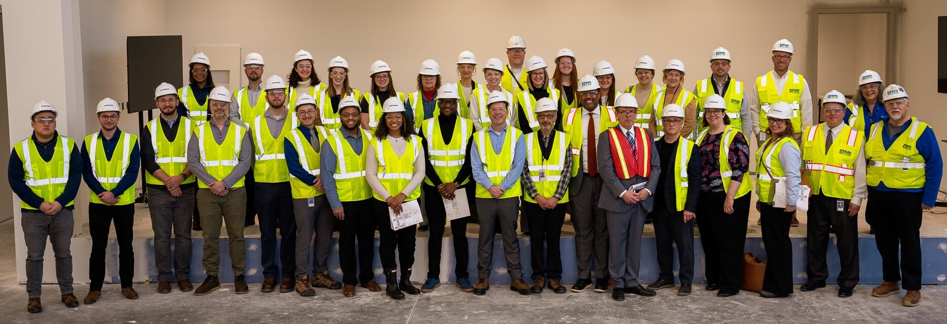 Hospital tour group photo