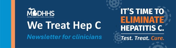 We Treat Hep C newsletter for health care providers banner