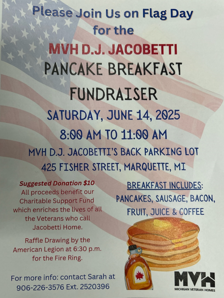 Pancake Breakfast at the Jake