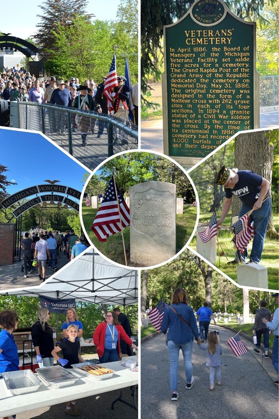 Flag event at MVHGR