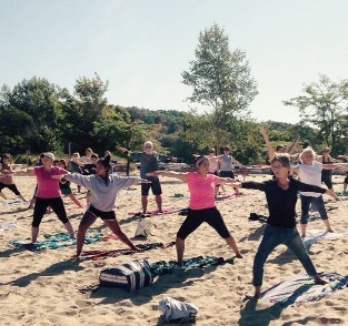 Beach Yoga