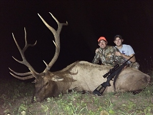 Pure Michigan Hunt winner Mike DiLorenzo and son with elk Pure Michigan Hunt winner Mike DiLorenzo and son with elk