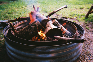 Camp Kitigin campfire