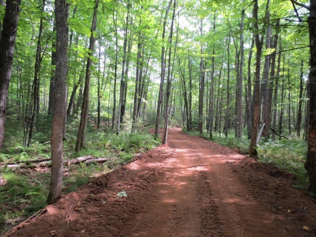 An improved section of the Land O’Lakes to Bond Falls Off-Road Vehicle Route. The 26-mile route is located in Gogebic and Ontonagon counties.
