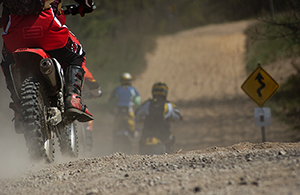 ORV rider in Atlanta, Mich.