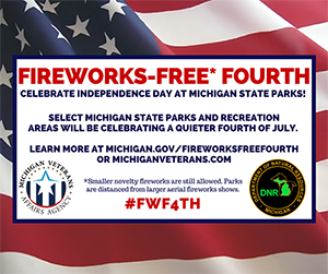Fireworks-Free Fourth of July infographic