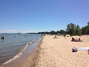 beach at Bay City Recreation Area