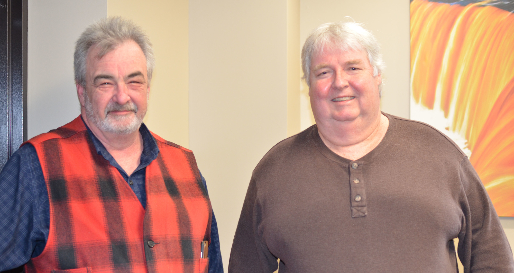 Michigan Natural Resources Commission Chairman John Matonich of Bessemer, left, and Commissioner J.R. Richardson of Ontonagon.