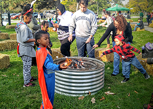 Visitors enjoy Belle Isle's Harvest Fest
