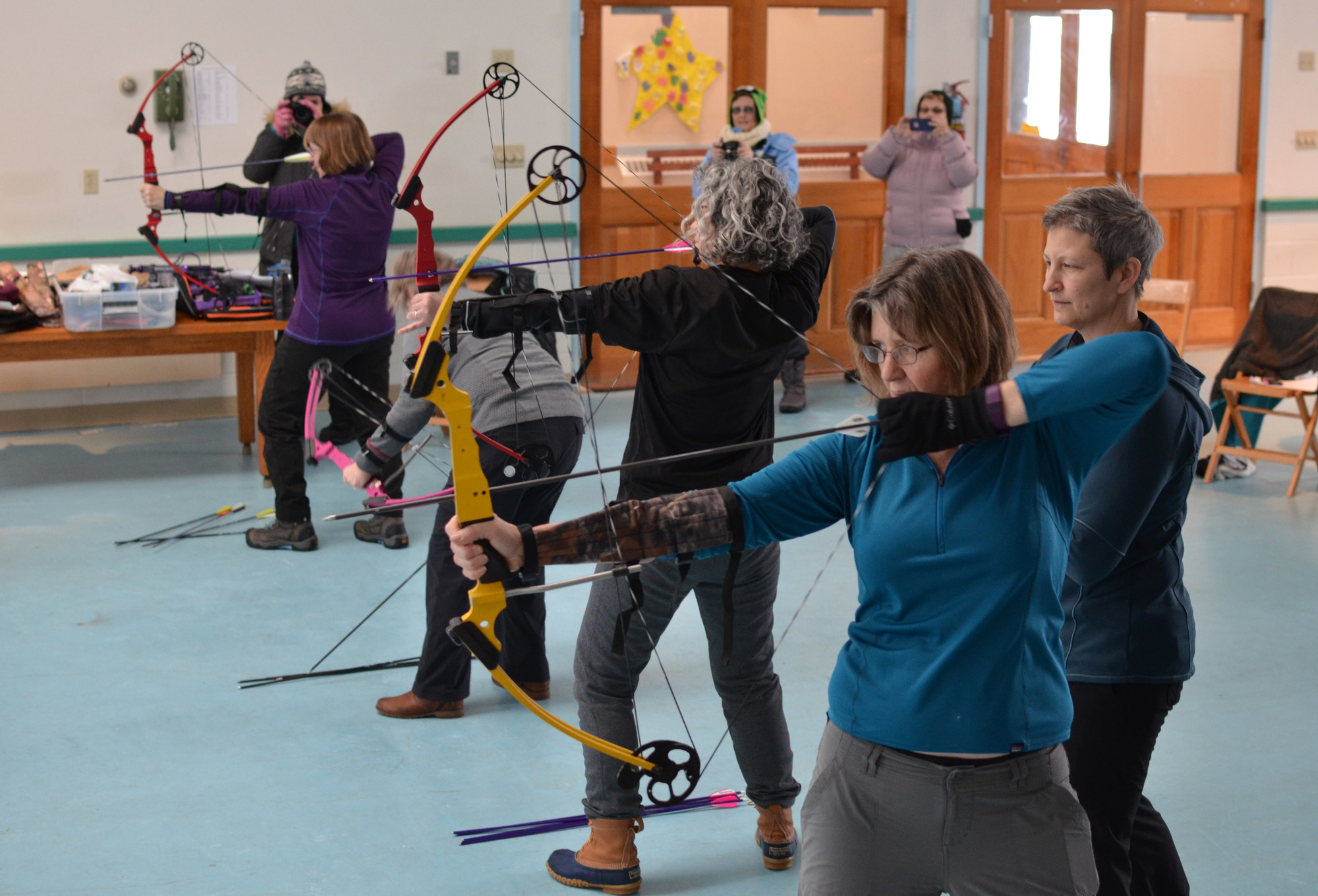 Archery is taught during summer and winter sessions.
