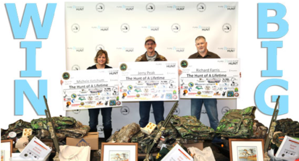 Pure Michigan Hunt winners with prizes
