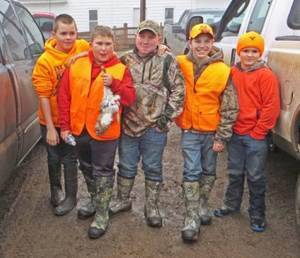 2017 Flat River youth rabbit hunt participants