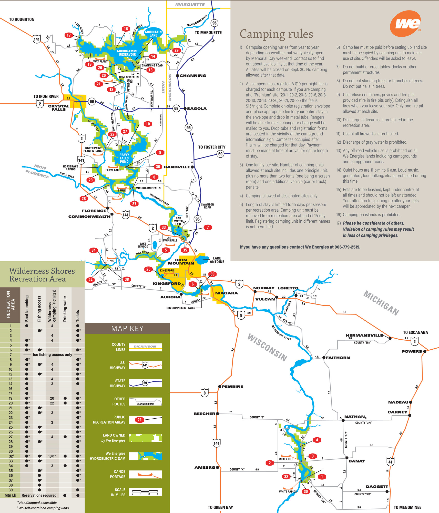 Map - Wilderness Shores