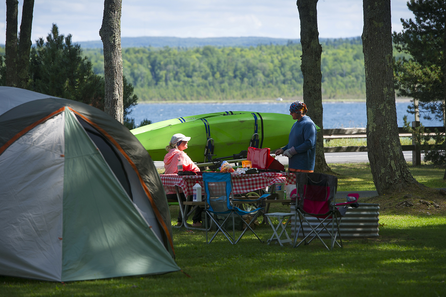 Camping is an important recreation activity in Michigan, with more than 100 state parks.
