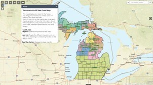 A new interactive web map from the Michigan DNR will help people stay up to date on future plans for state forests. 