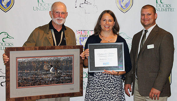 Dnrs Avers Named Ducks Unlimited Conservation Partner Of The Year