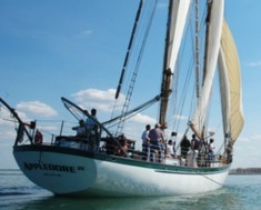 The tall ship Appledore on the Great Lakes