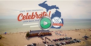 Still frame from state parks centennial video