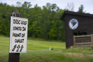 disc golf sign