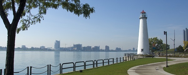 a view of Milliken State Park and Harbor and surrounding area