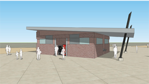 Warren Dunes State Park building sketch