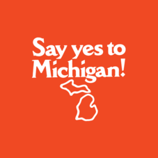 Say Yes to Michigan logo