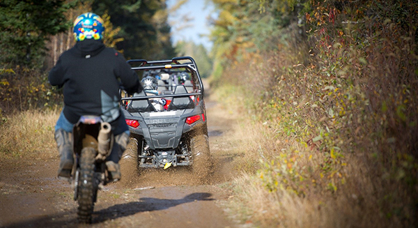 ORVs on trail