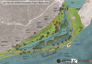 Lake Okonoka project map