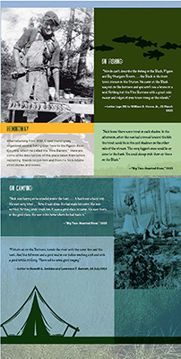 Infographic on Hemingway and Pigeon River